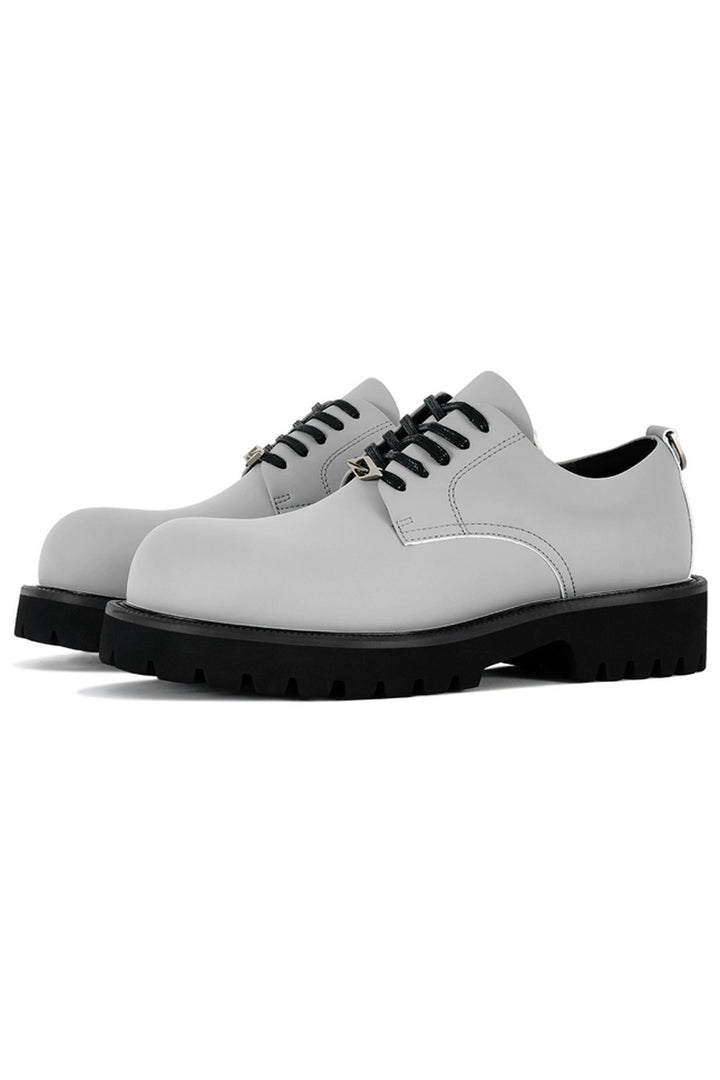 Chunky Matte Derby Shoes