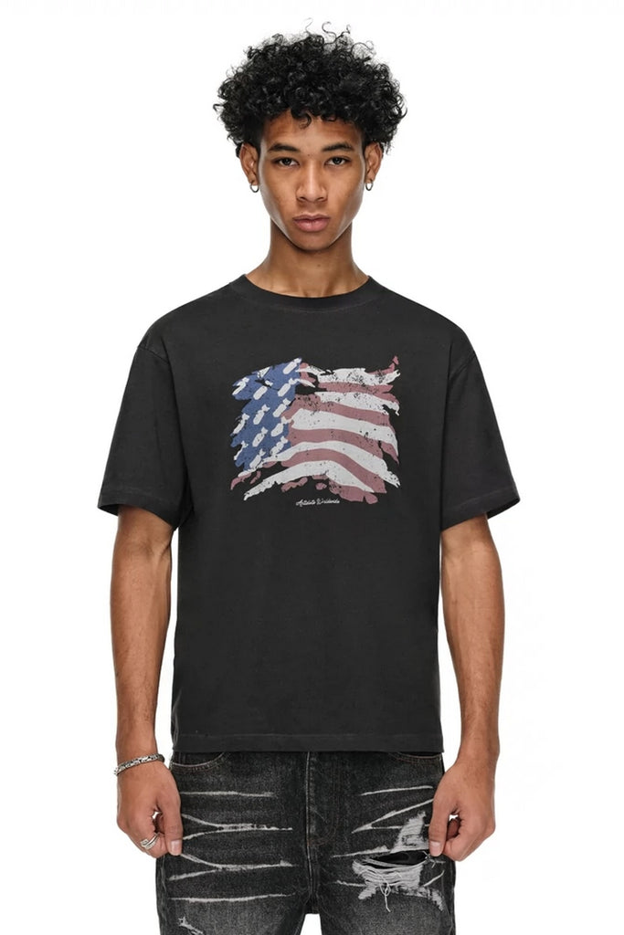 『Copping Zone』Anti-War Missile Print T-Shirt Anti-War Missile Print T-Shirt – Copping Zone