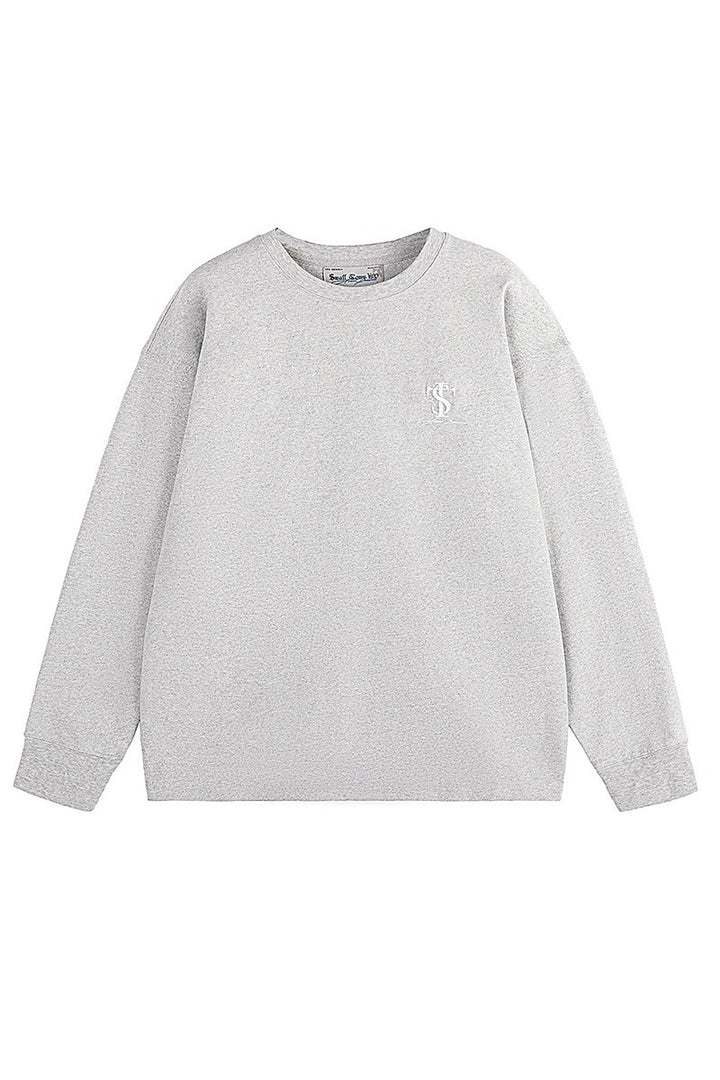 Basic Embroidered Logo Long Sleeve