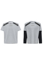 Deconstructed Colorblock Shirt-Tee