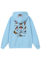 Dog Hand-Drawn Loose Fit Hoodie