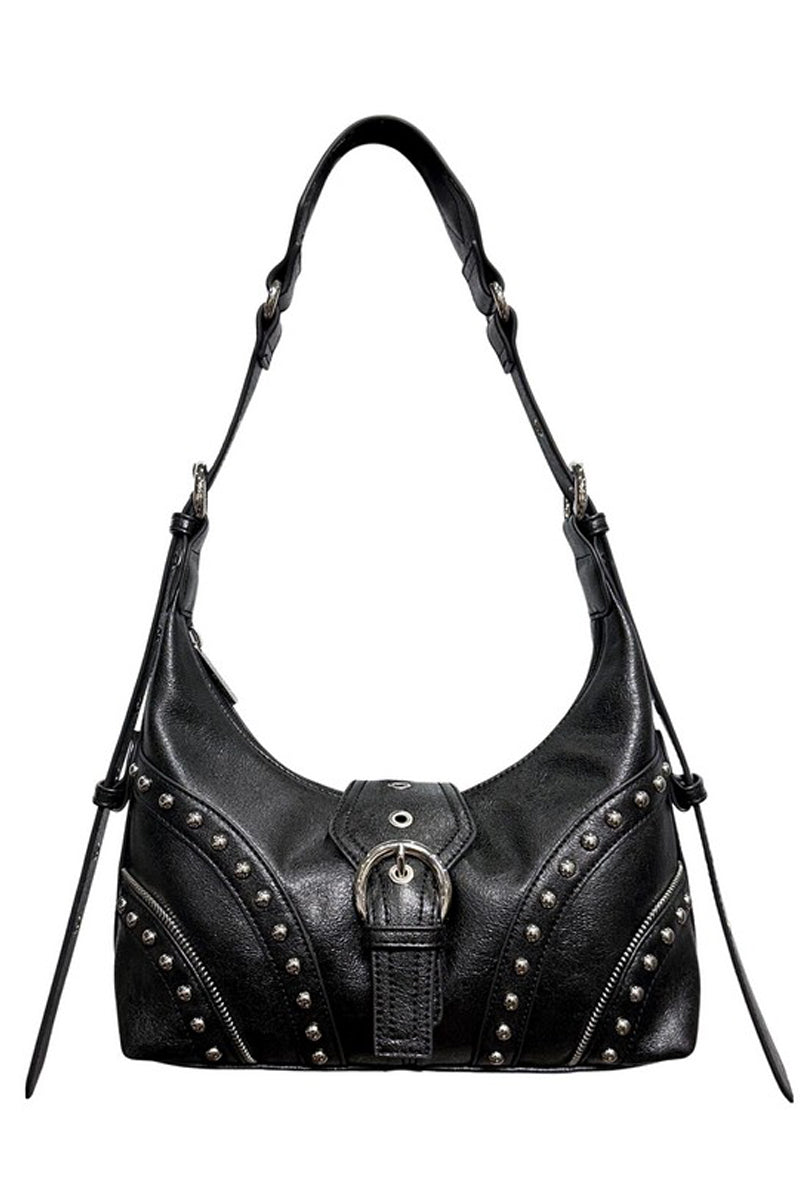 Vintage Studded Underarm Shoulder Bag