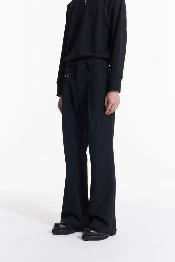 Flared Casual Suit Trousers