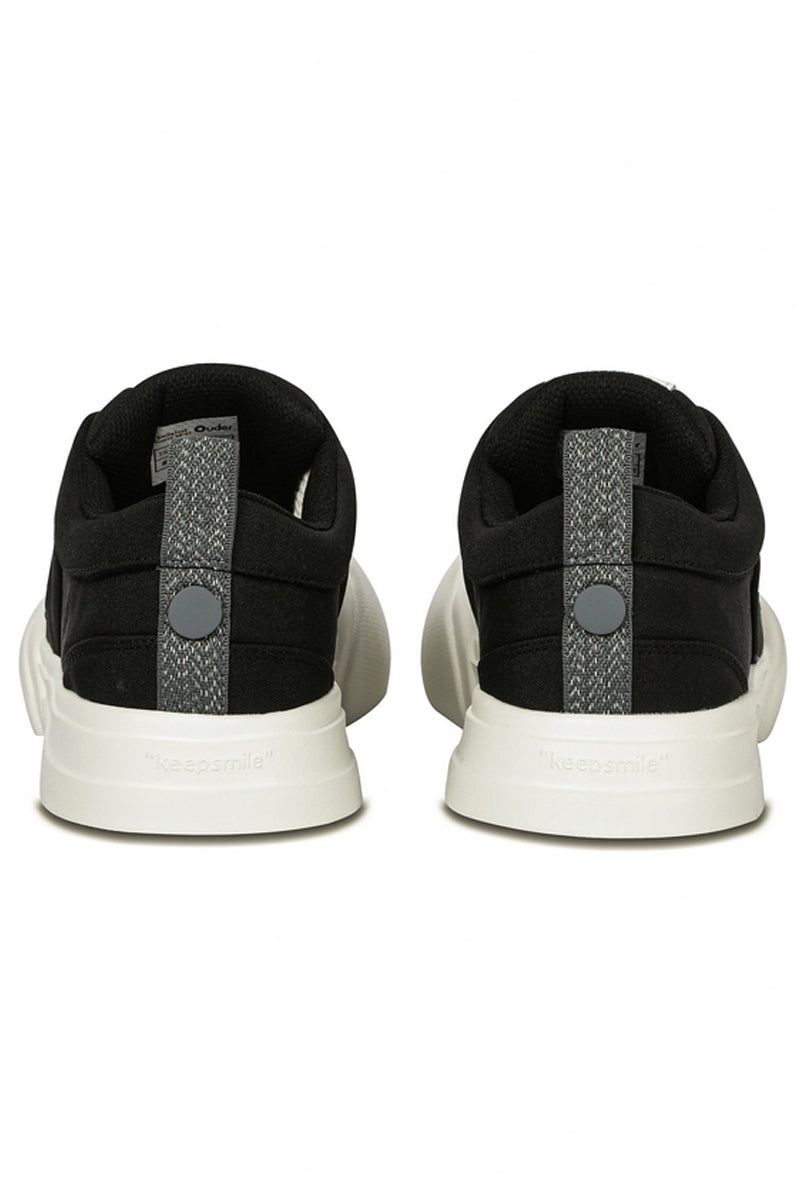 Black Canvas Chunky Sneakers