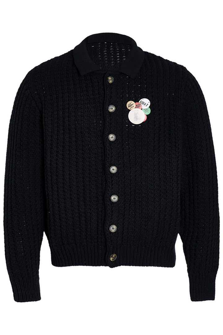 Knit Badge Cardigan