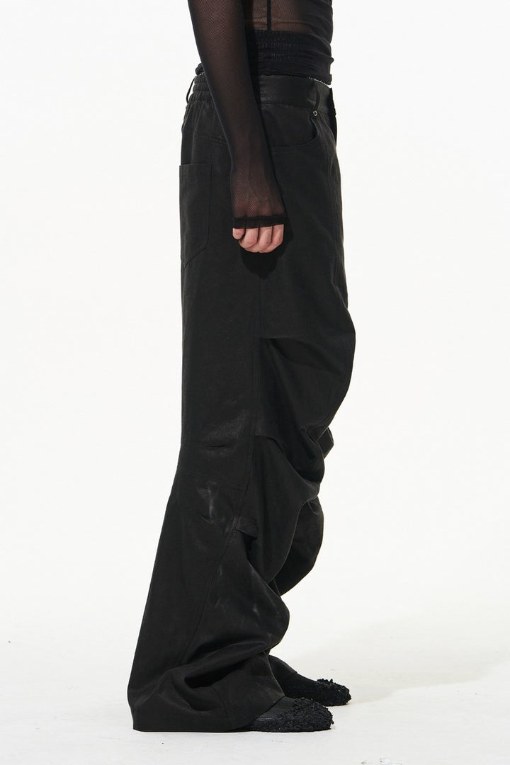 Crescent Pleated Utility Pants