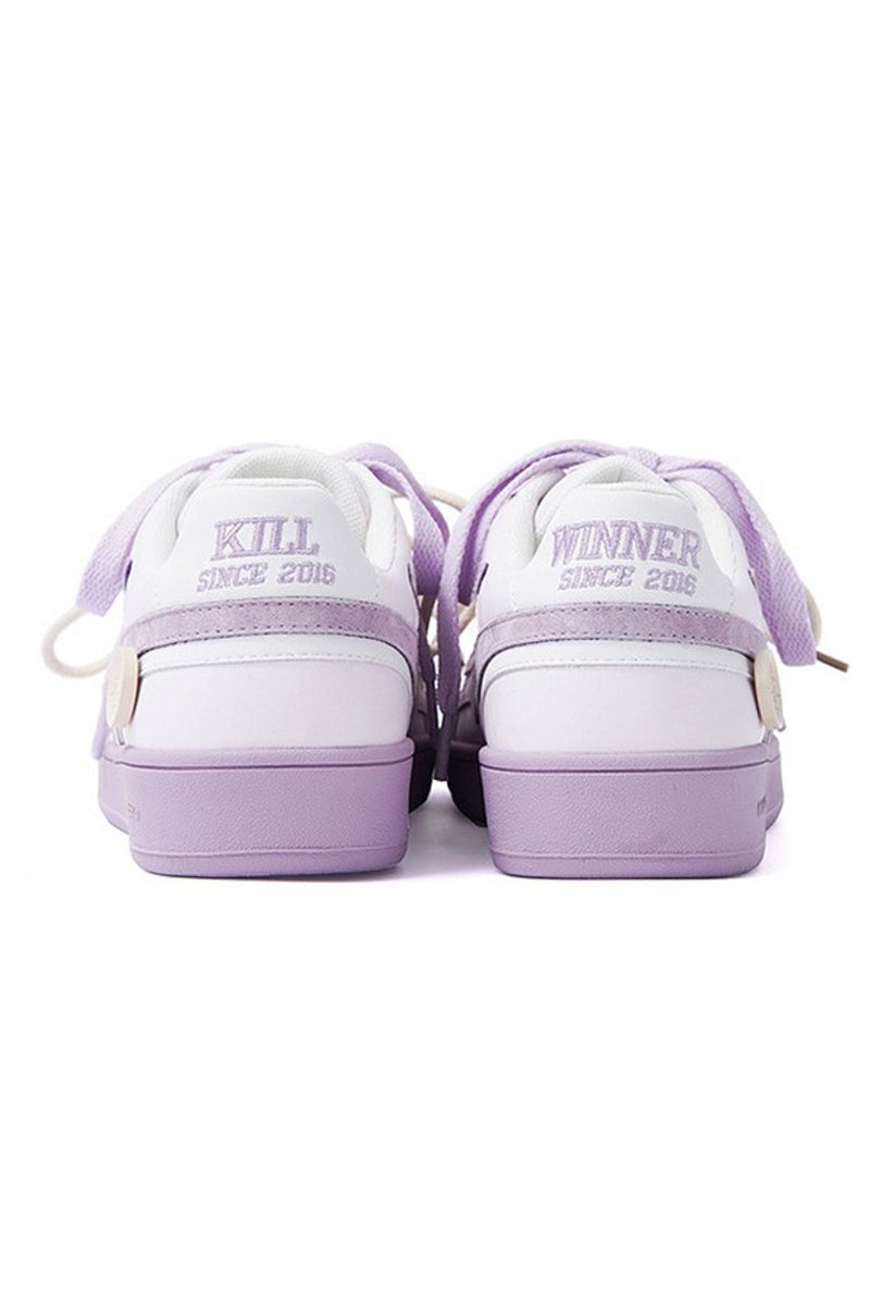 Violet Unisex Retro Low Top Trainers