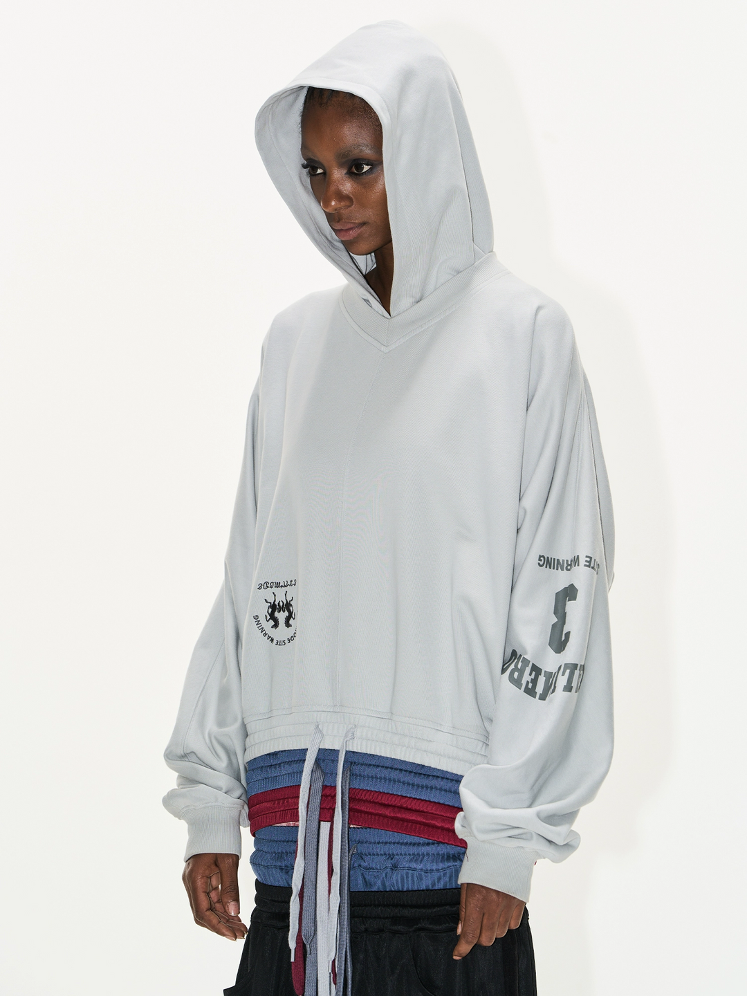 Layered Waist Hoodie