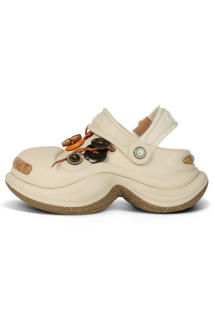 Platform Slip-On Clog Sandals