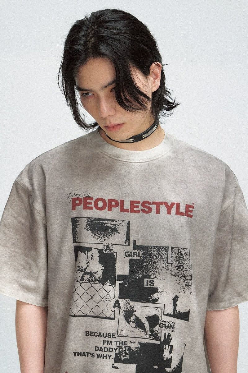 Vintage Washed Loose Fit T-Shirt