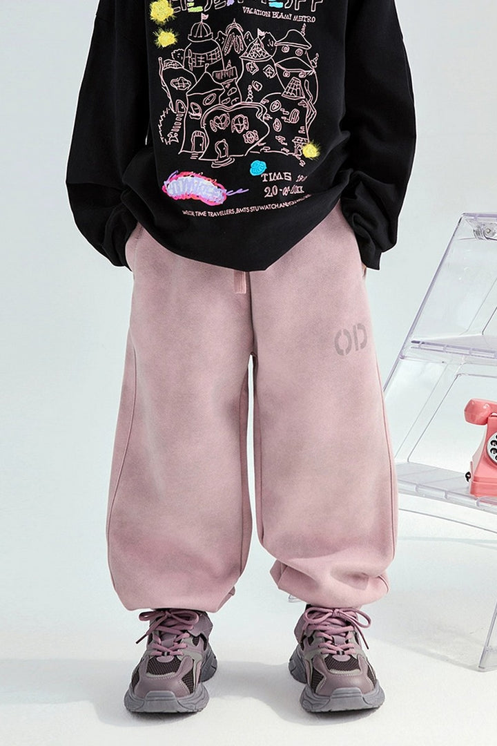 Loose Fit Korean Casual Pants