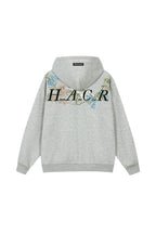 Floral Embroidered Oversized Hoodie