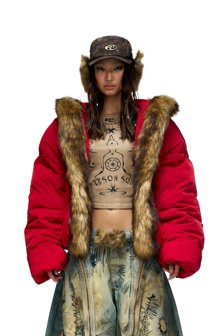 Totem Red Down Coat