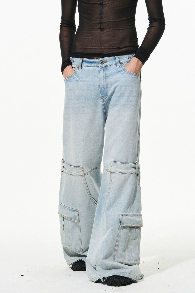 Double Cuff Utility Jeans