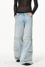 Double Cuff Utility Jeans