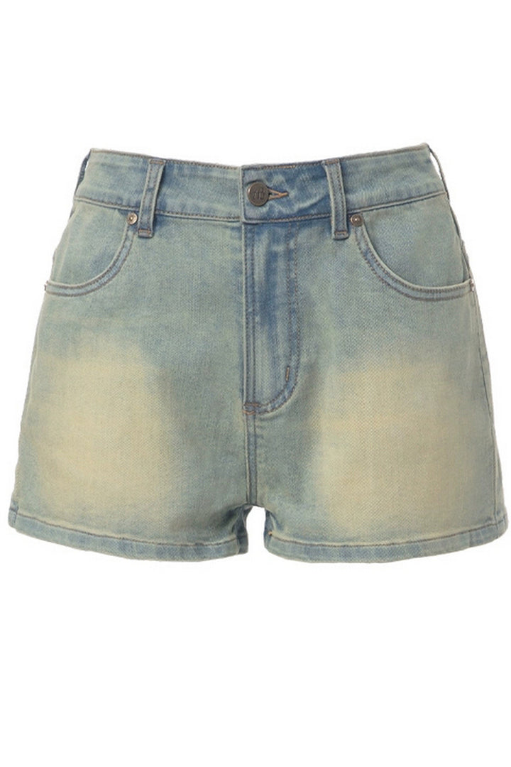 High-Waist Denim Hot Shorts