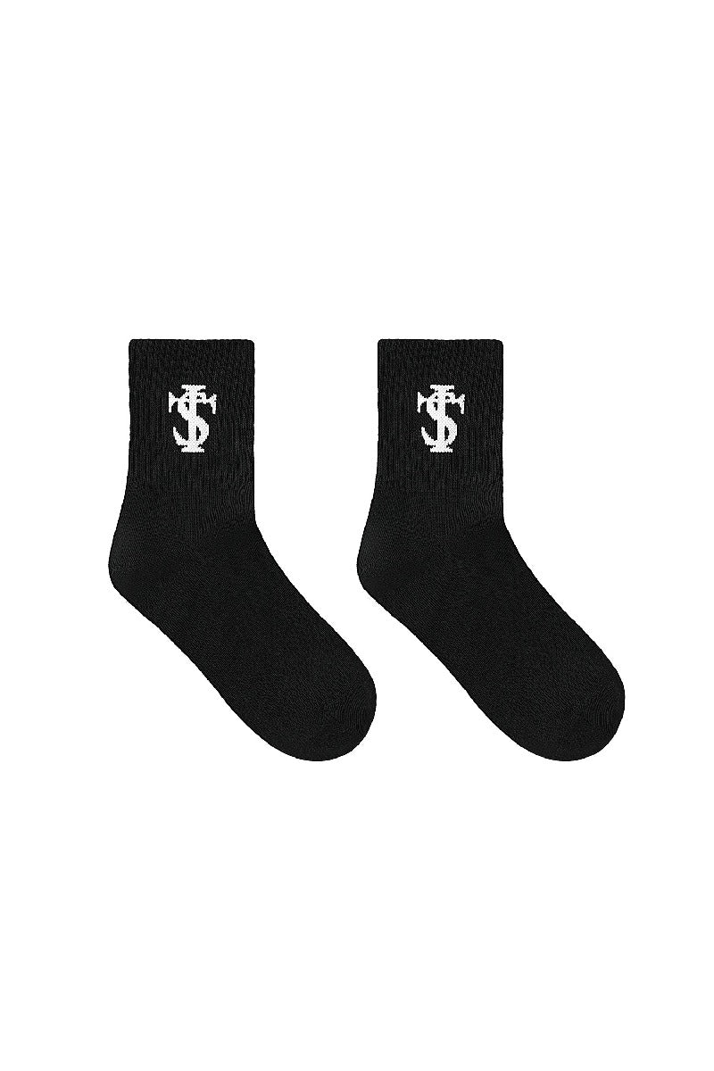 Multi-Color Logo Crew Socks