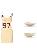 Printed Contrast Bodycon Dress