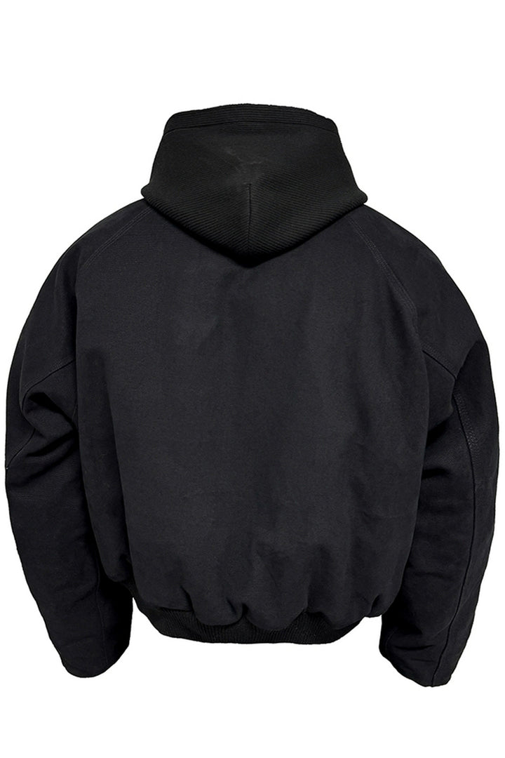 Canvas Hooded Bomber