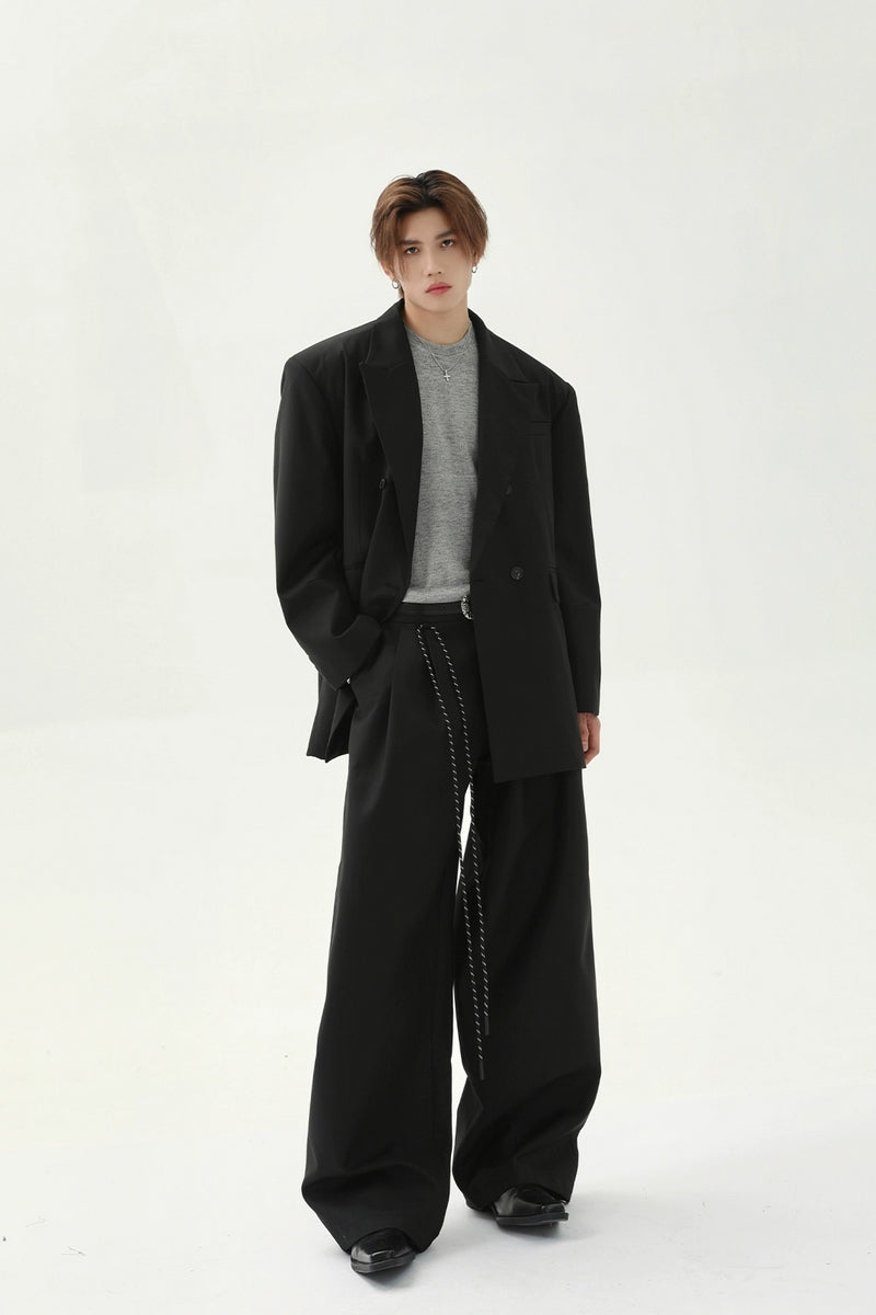 Minimalist Straight-Leg Trousers