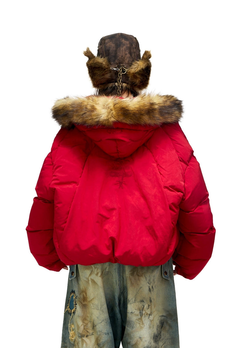 Totem Red Down Coat