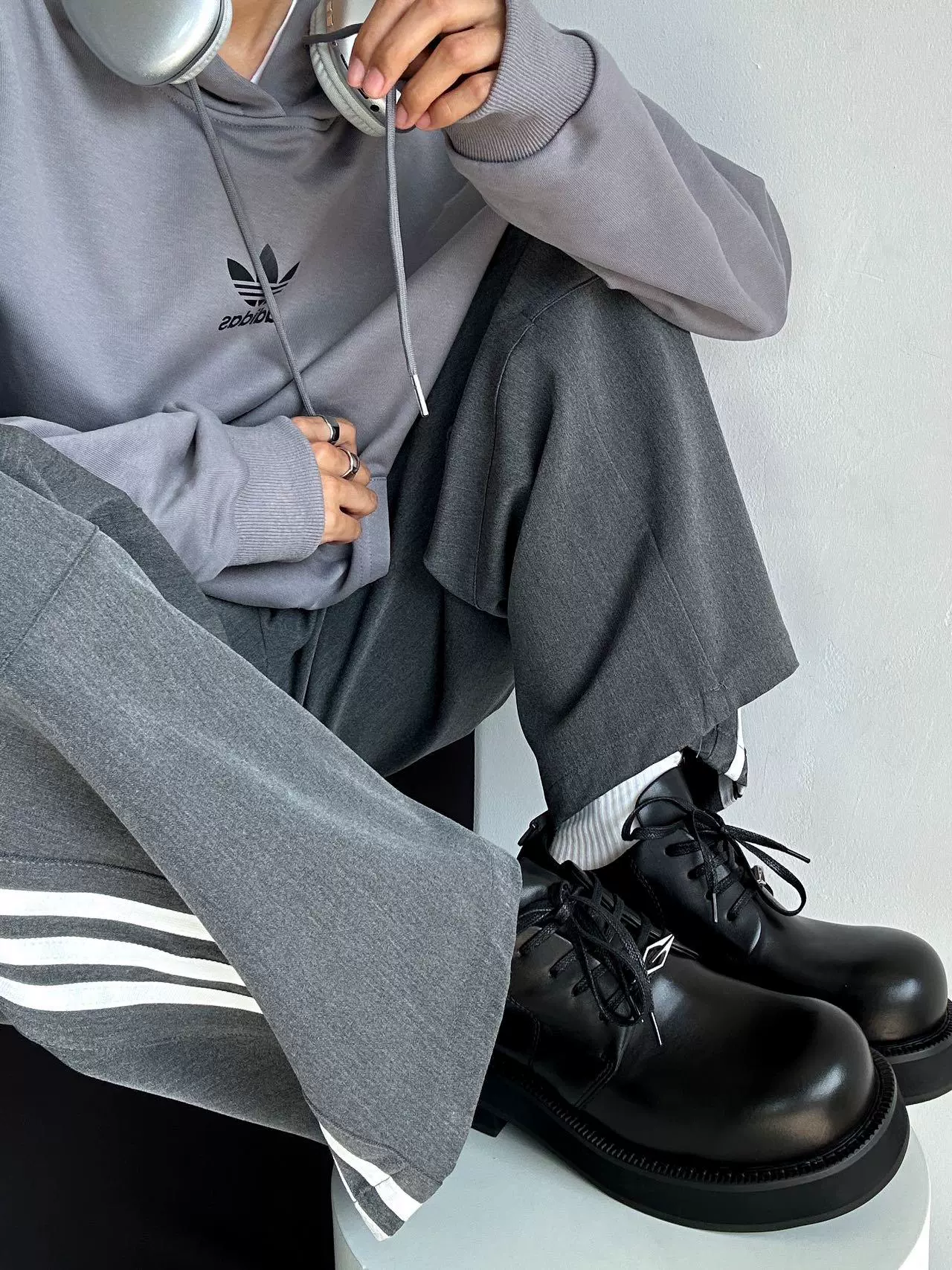 Chunky Round Toe Derby Shoes – Copping Zone