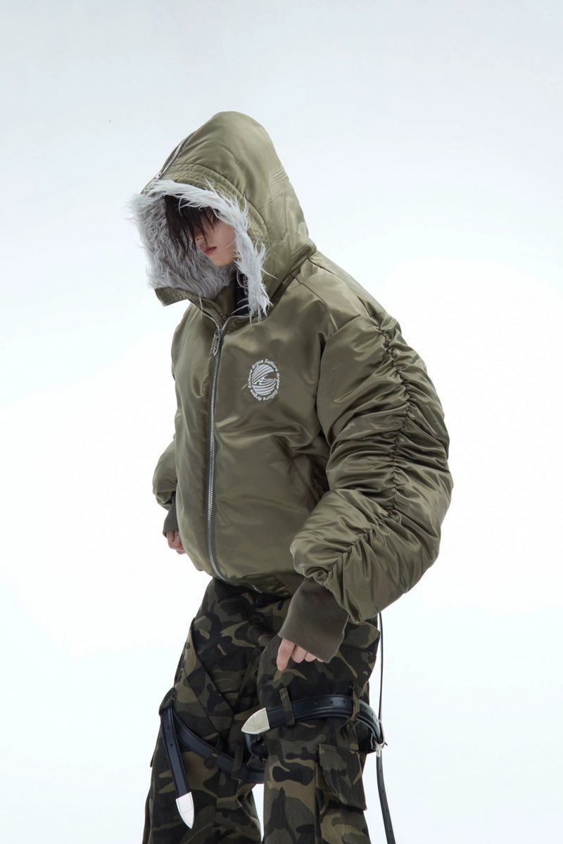 Mountain Hawk Fleece Panel Hooded Jacket