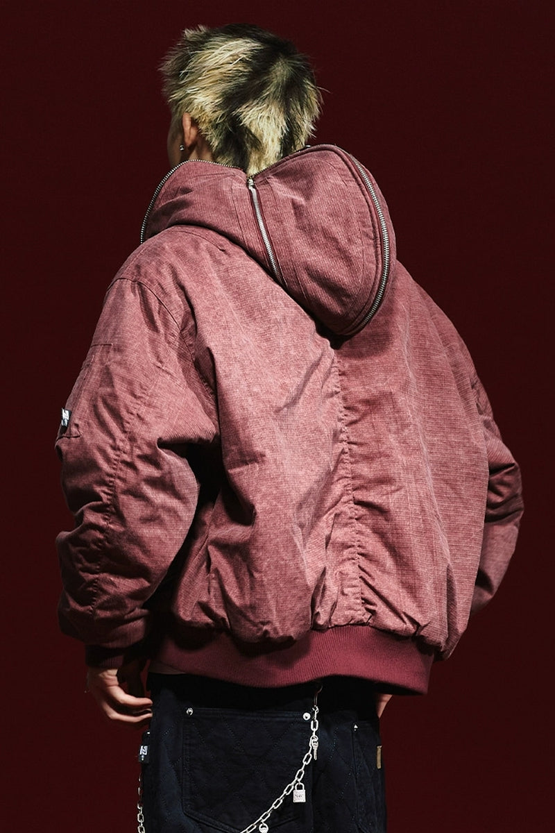 Reversible Fleece-Lined MA1 Jacket