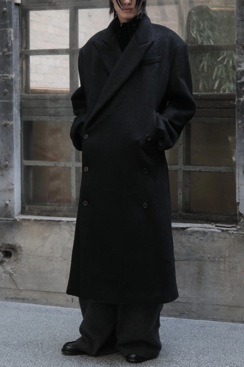 Fitted Wool Dress Coat