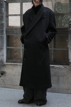 Fitted Wool Dress Coat