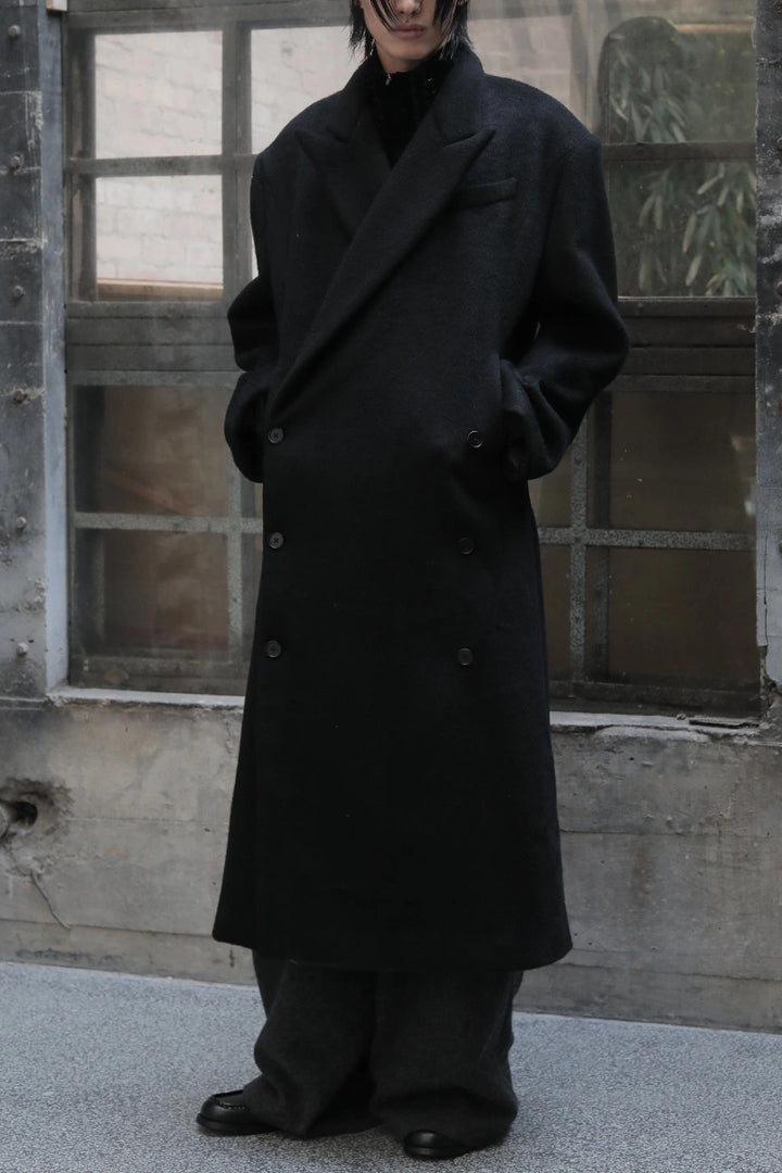 Fitted Wool Dress Coat