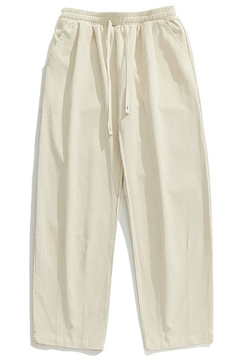 Japanese Relaxed Cotton Trousers