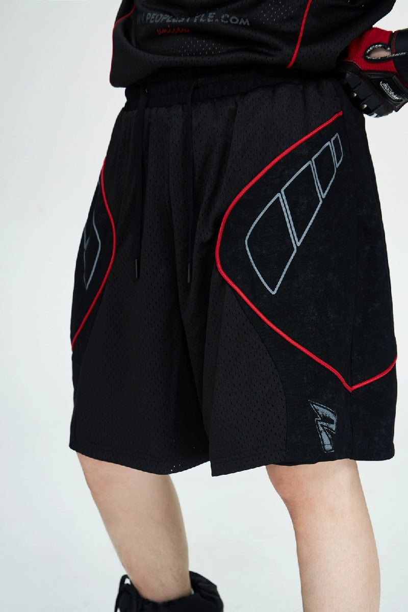 Quick-Dry Mesh Sports Shorts