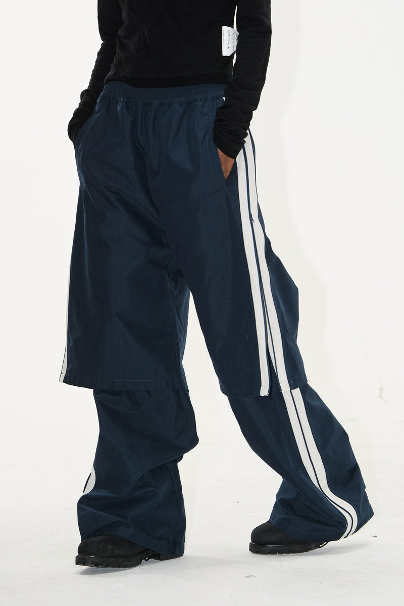 Layered Colorblock Jogger Pants