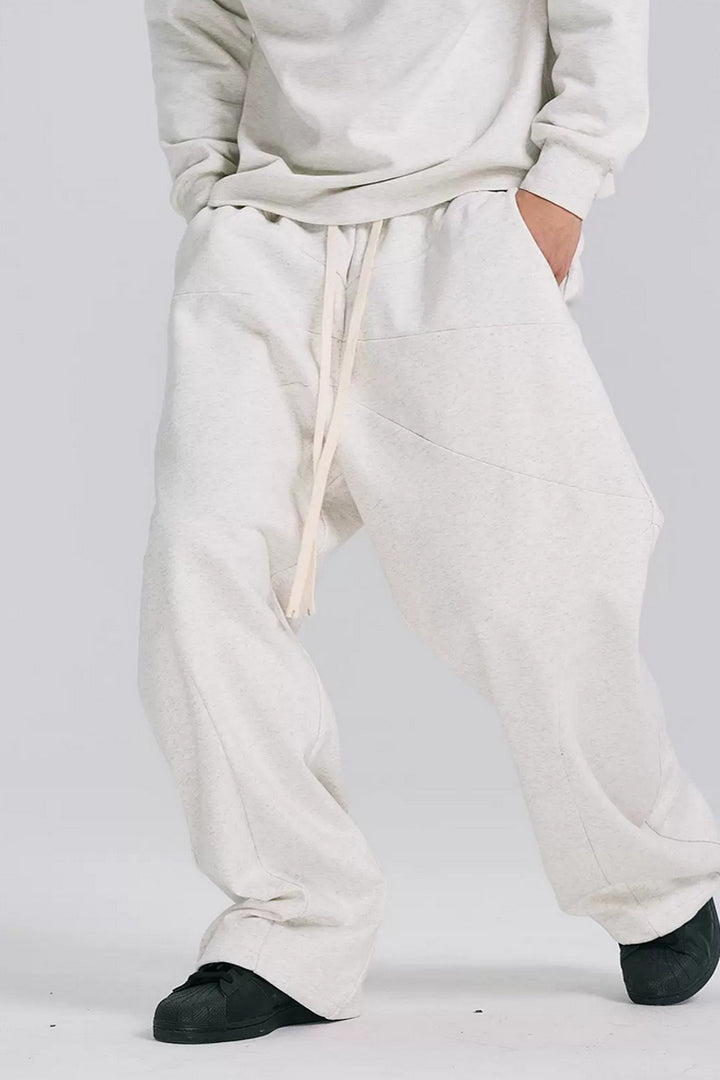 Fleece Lined Straight Sweatpants