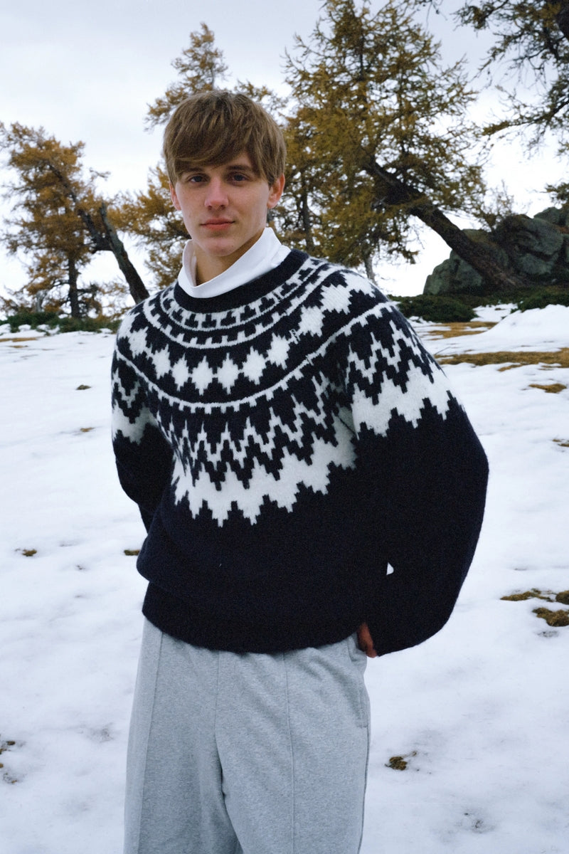 Mohair Blend Knit Sweater – Copping Zone