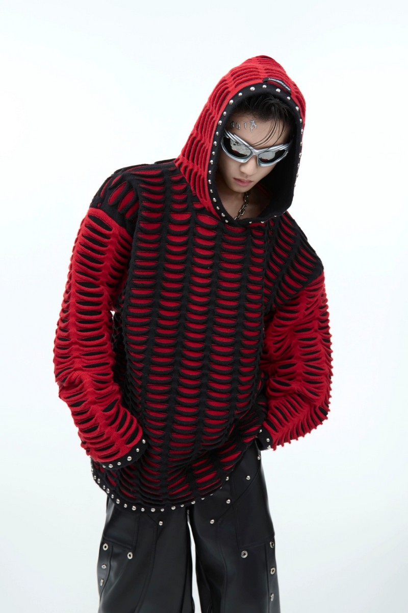 COPPING ZONE Distressed Patchwork Knitパーカー download_cf44e86b-fcf6-456f-