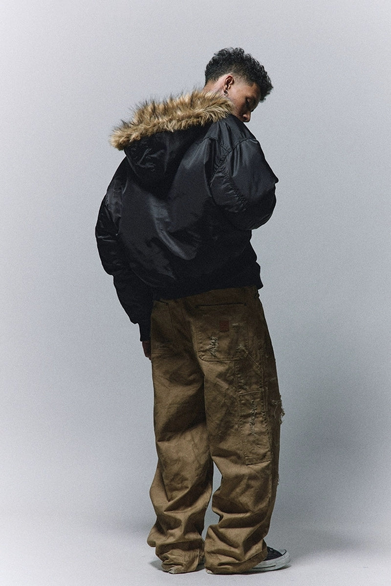Detachable Hood MA-1 Bomber Jacket – Copping Zone