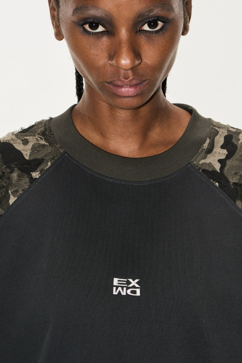 Camo Logo Raglan Long-Sleeve Tee