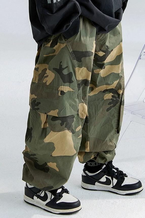 Loose Fit Camo Pants