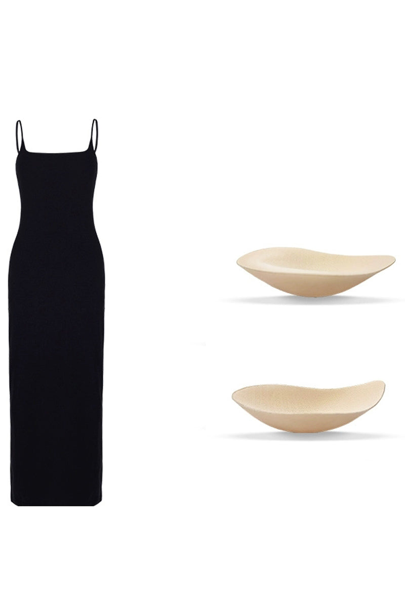 Backless Slim Fit Maxi Dress