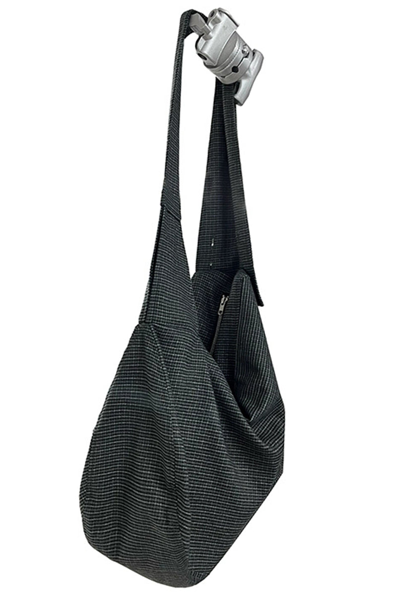 Plaid Hobo Shoulder Bag