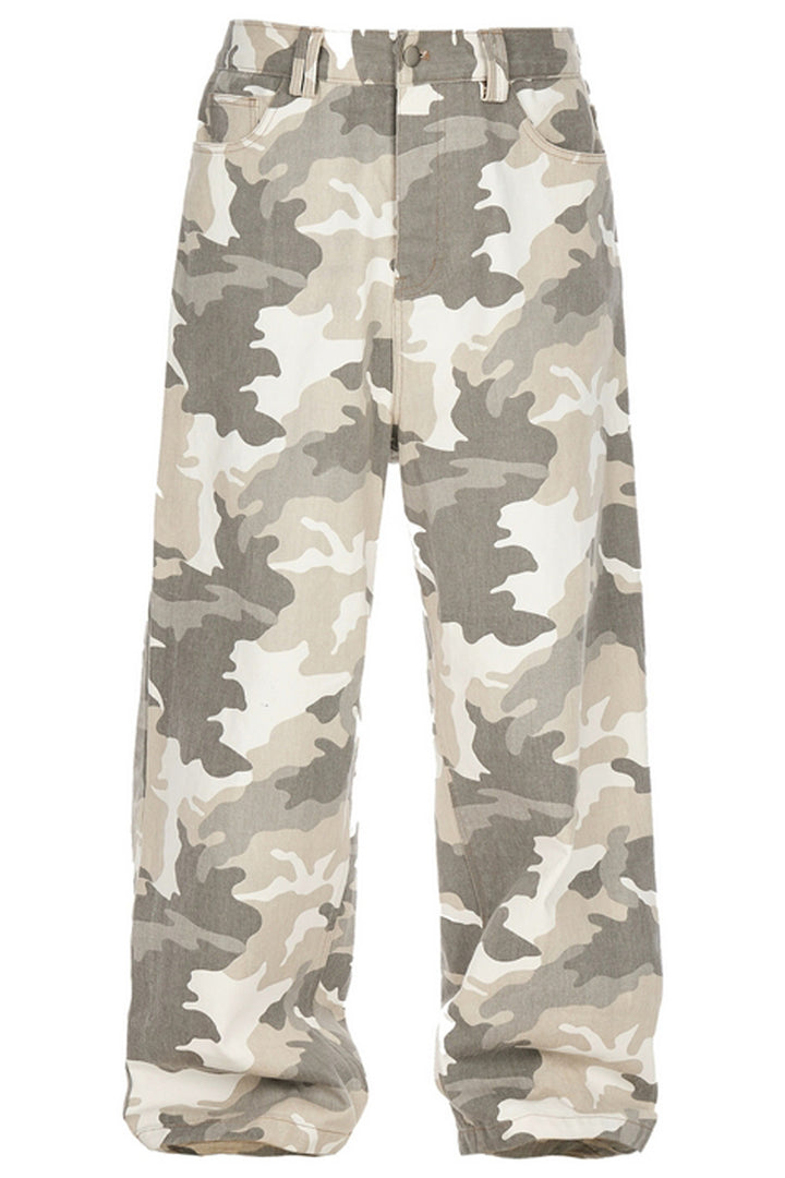 Baggy Camo Stacked Pants