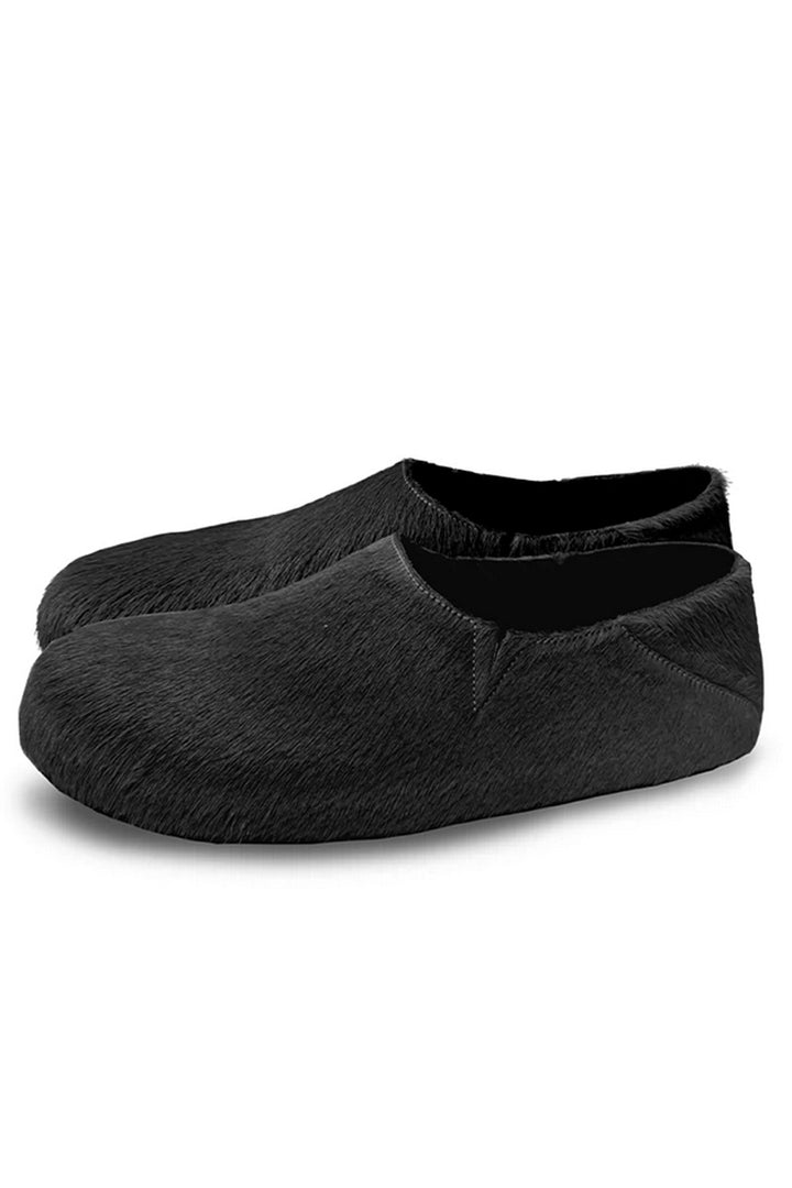 Fur Mule Loafers