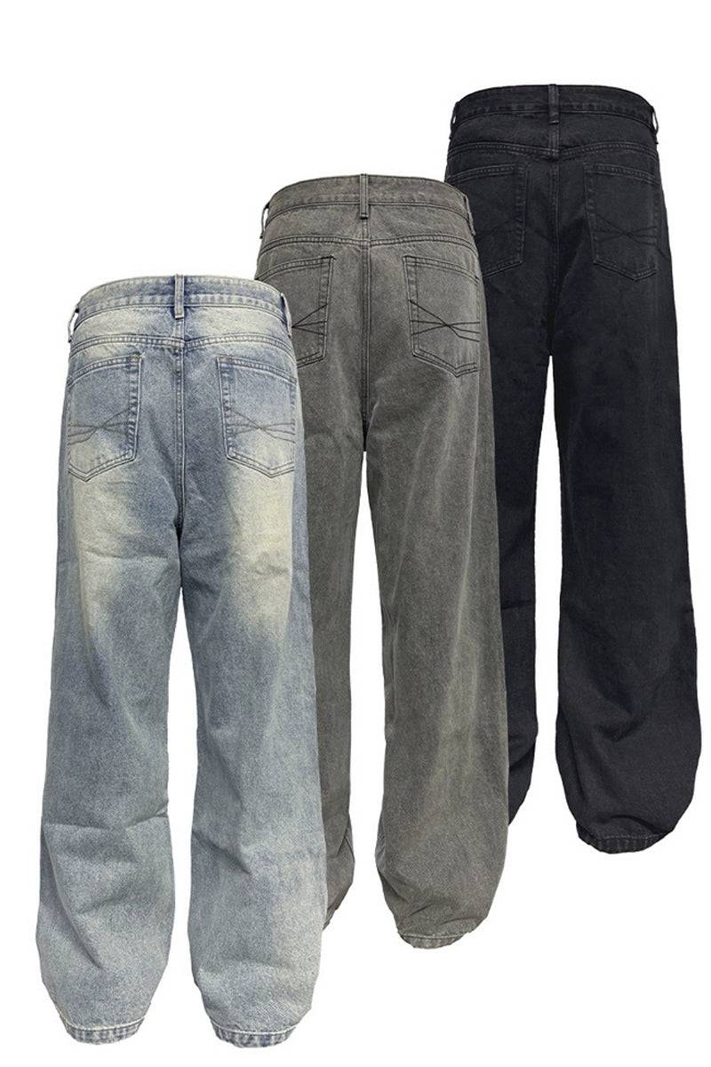 【2plan】Chris Washing Denim Pants evolution-kids-washed-up-denim