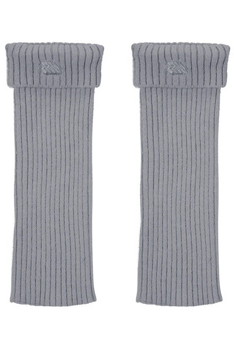 Embroidered Knit Leg Warmers