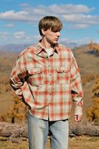 Japanese Fabric Brushed Plaid Shirt