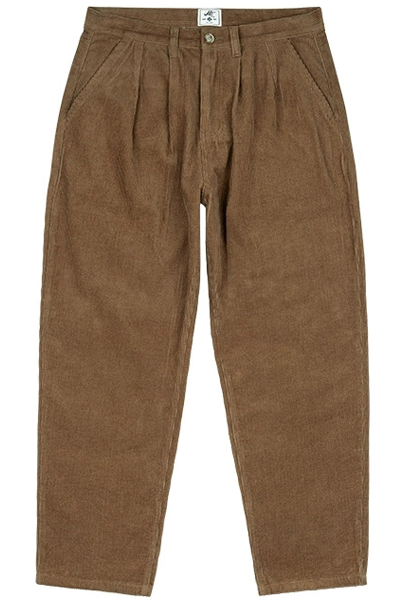 Corduroy Tapered Wide-Leg Pants