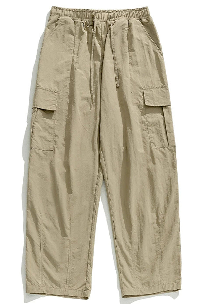 Pleated Cargo Trousers