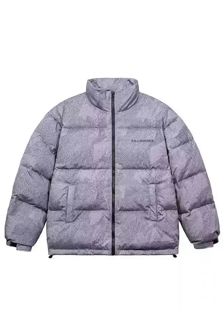 Textured Crushed Down Jacket